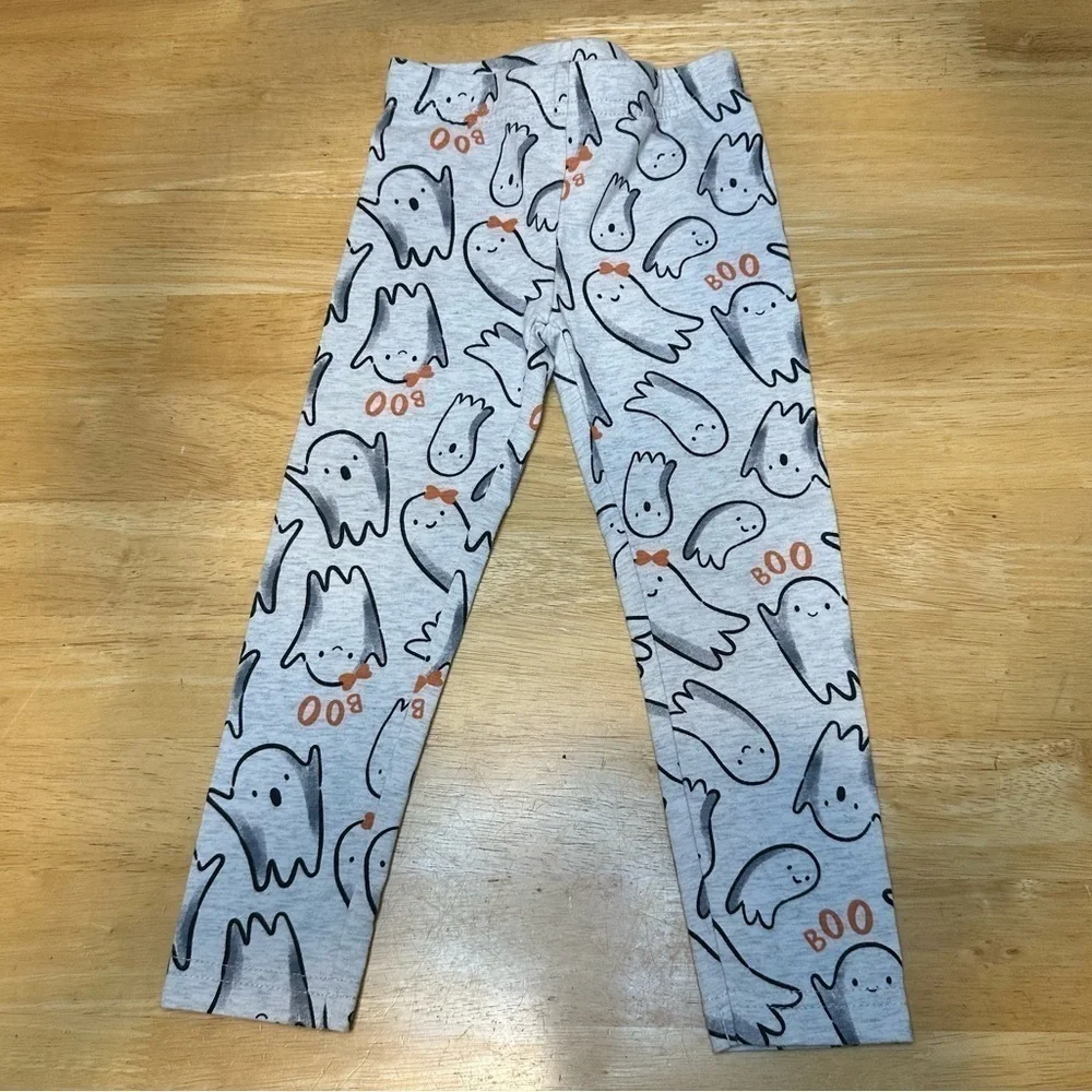 Carter’s Child Of Mine Halloween Boo Ghost Toddler 2T / 2A Gray Stretch Pant